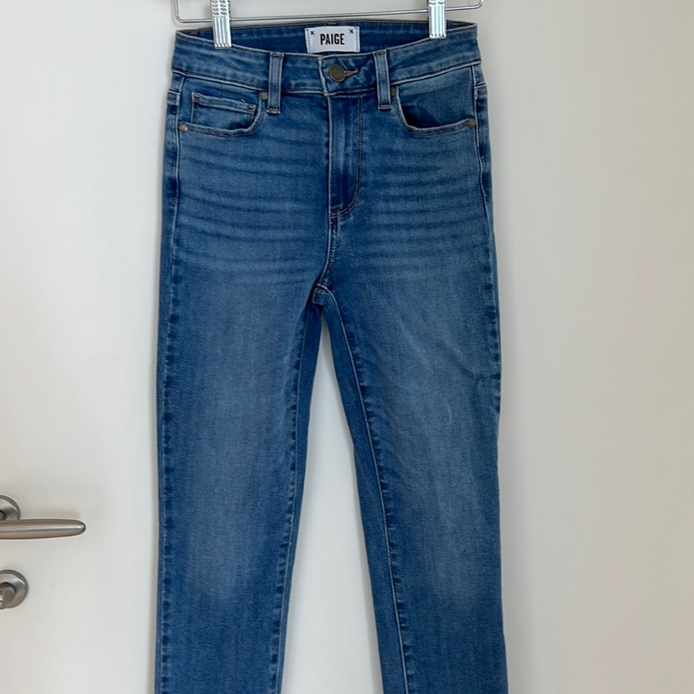 Paige slim cropped cotton Jean size 24
